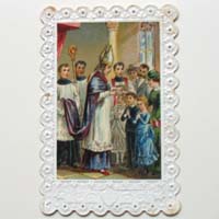 Heilige Firmung, Heiligenbildchen / Andachtsbildchen