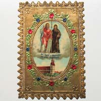 Cyrill & Methodej, Heiligenbildchen / Andachtsbildchen