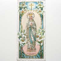Maria, Heiligenbildchen / Andachtsbildchen
