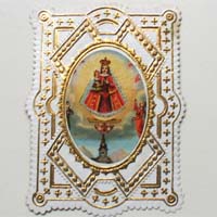 Maria mit Jesukind, Heiligenbildchen / Andachtsbildchen