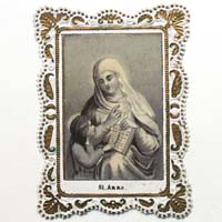 Heilige Anna, Heiligenbildchen / Andachtsbildchen