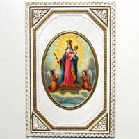 Maria mit Jesukind, Heiligenbildchen / Andachtsbildchen