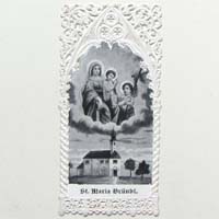 St. Maria Bründl, Heiligenbildchen / Andachtsbildchen