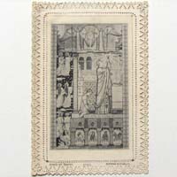 Priester am Altar, Heiligenbild / Andachtsbild