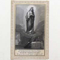 Maria, Marie Immaculee, Heiligenbild / Andachtsbild