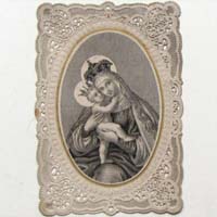 Maria mit Jesus, Heiligenbild / Andachtsbild