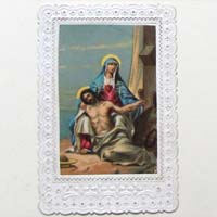 Maria mit Jesus, Pieta, Andachtsbild / Heiligenbild