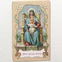 Maria mit Jesukind, Heiligenbild / Andachtsbild