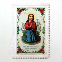 Betende Maria, Andachtsbildchen