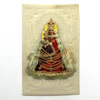Prager Jesukind und Maria, Cellophan, Andachtsbildchen